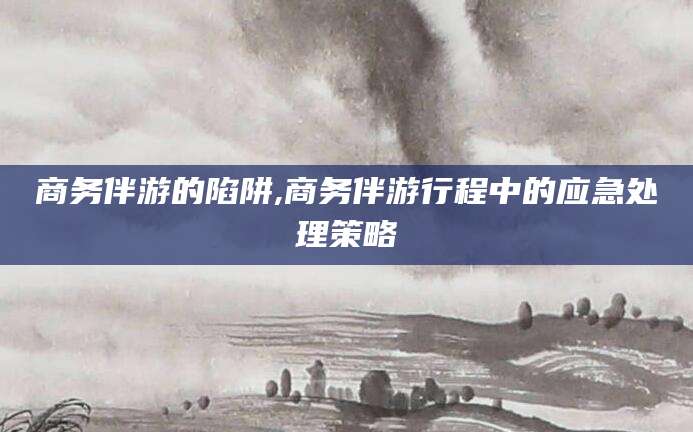 商务伴游的陷阱,商务伴游行程中的应急处理策略
